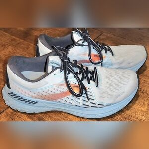 Brooks Adrenaline GTS 21 Running Shoes, Women's Size 9.5 B White, Blue